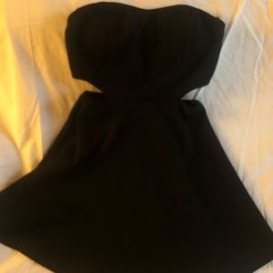 Black Strapless Mni and White Cocktail Dresses